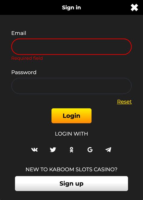 Login to Kaboo .